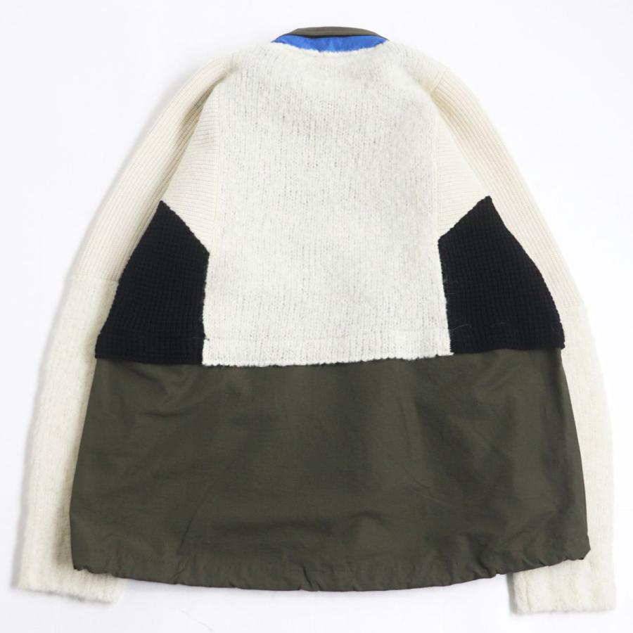 sacai 未使用品○21AW サカイ Wool Knit Hoodie 21-02633M sacai 未使用品○21AW サカイ Wool Knit Hoodie 21-02633M