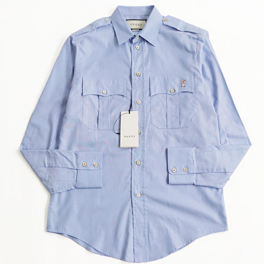 未使用品○18-19AW GUCCI グッチ 557389 ピッグ刺繍入り エポレット 