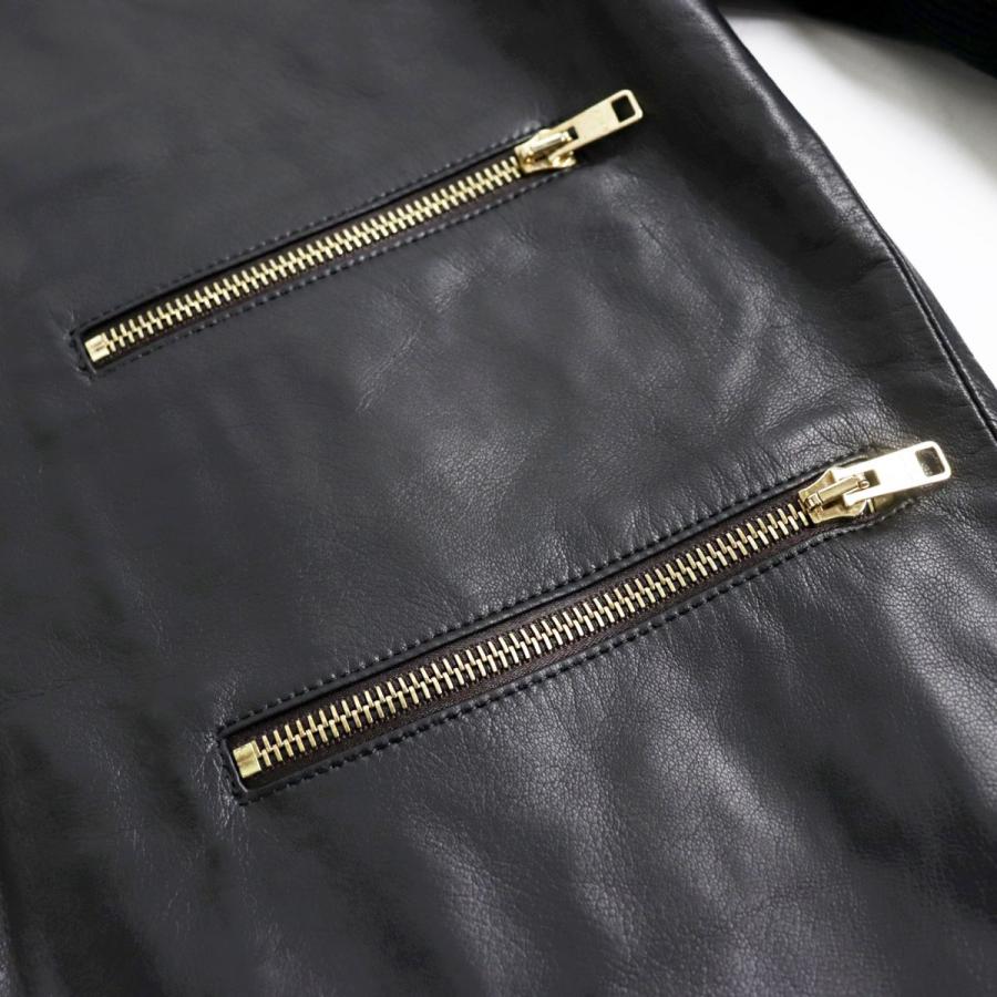 Paul Smith 未使用品○Paul ポールスミス ラムレザー ニット切替 Paul Smith 未使用品○Paul ポールスミス ラムレザー ニット切替