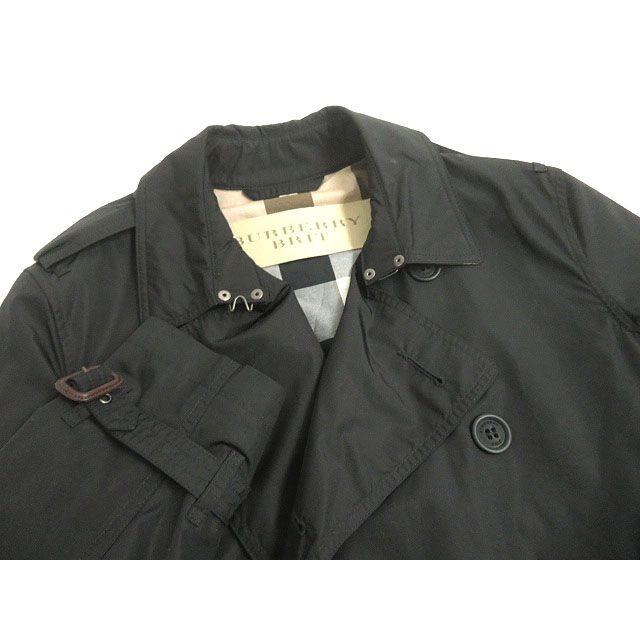 良品◎BURBERRY BRIT バーバリーブリット 裏地ノバチェック柄 トレンチ