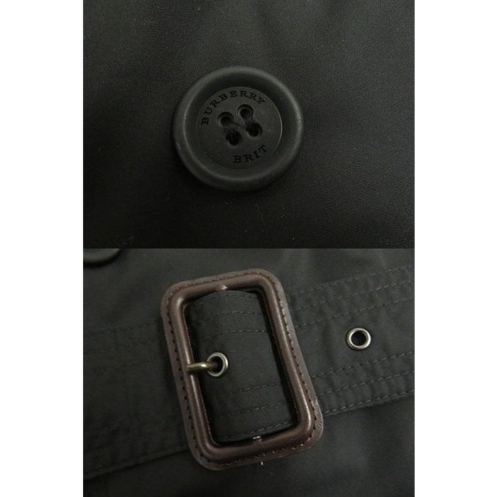 良品◎BURBERRY BRIT バーバリーブリット 裏地ノバチェック柄 トレンチ