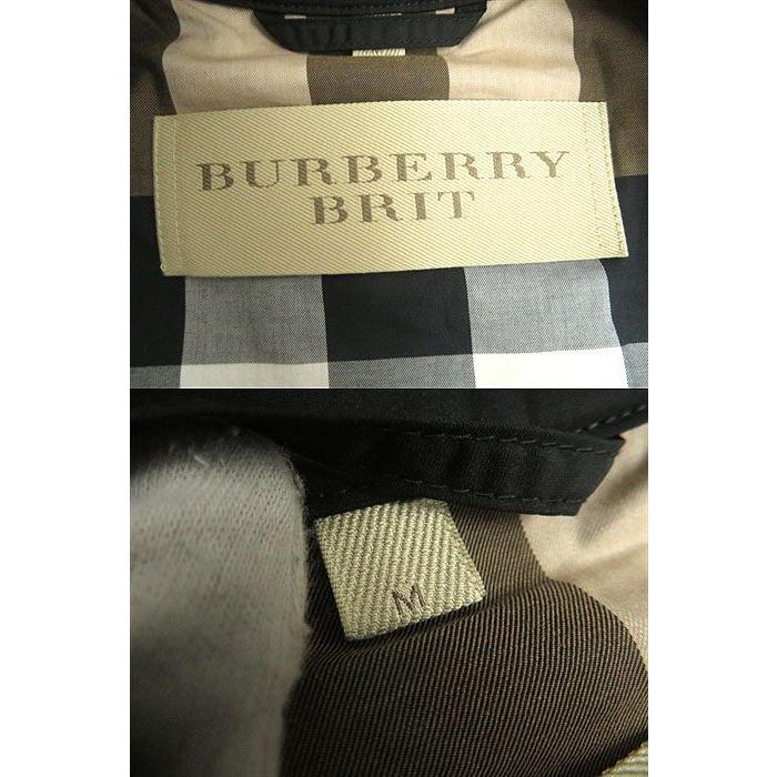 良品◎BURBERRY BRIT バーバリーブリット 裏地ノバチェック柄 トレンチ