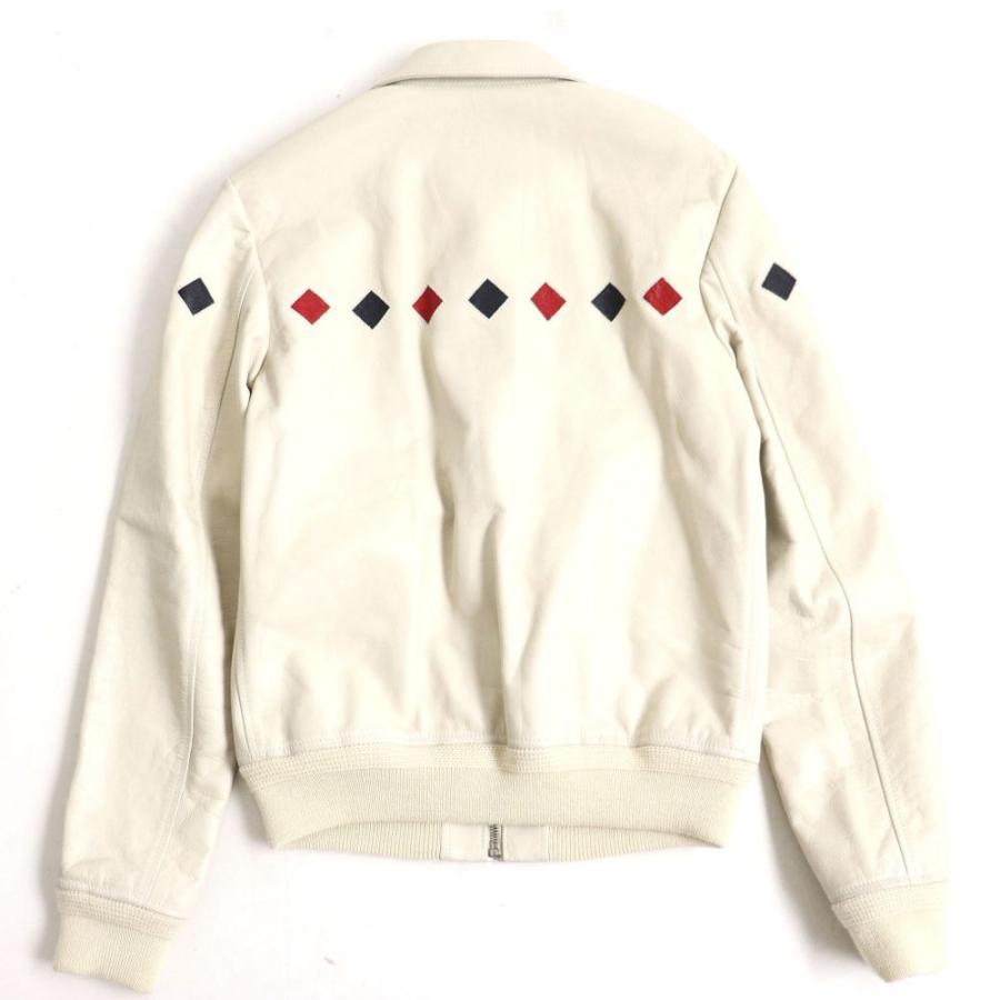 未使用に近い サンローランパリ テディ レザージャケット44 SAINT LAURENT - 未使用に近い サンローランパリ テディ レザー