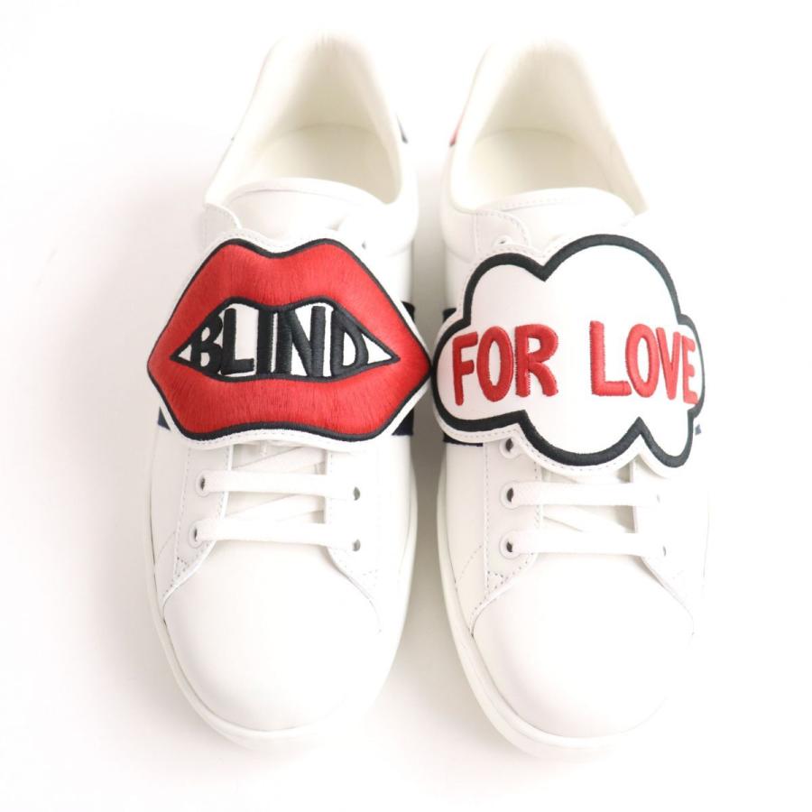 未使用品◇GUCCI グッチ 470012 ウェブライン パッチ付 レザー  