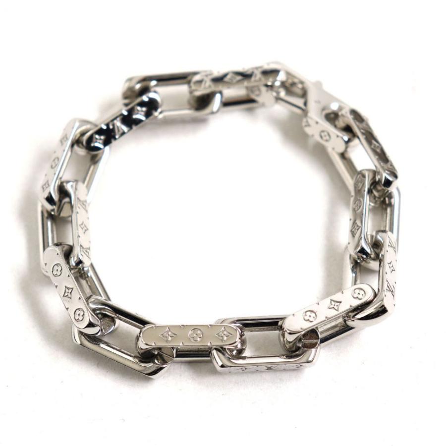 美品 年製 Louis Vuitton ルイヴィトン M ブレスレット チェーンモノグラム ブレスレット シルバー M イタリア製 R05 St Greenヤフーショッピング店 通販 Yahoo ショッピング