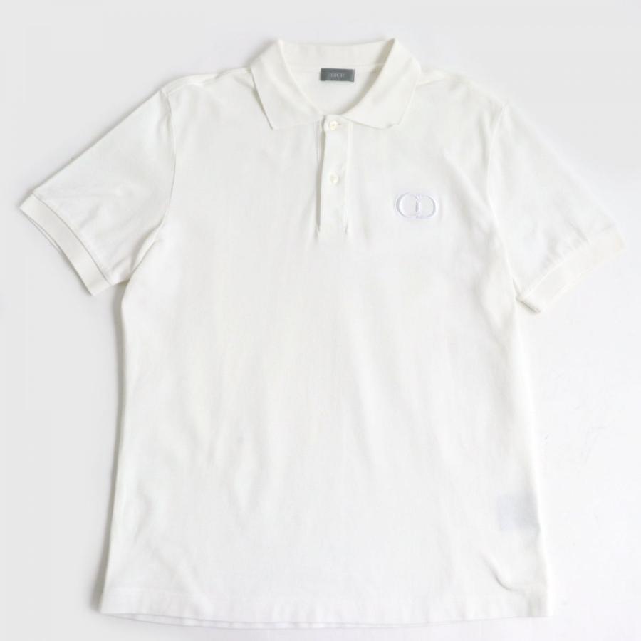 ディスカウント ディオール ポロシャツ CDアイコン ホワイト XXL
