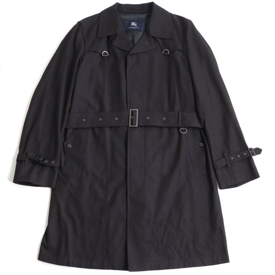BURBERRY 極美品◇バーバリーロンドン フライフロント 千鳥格子
