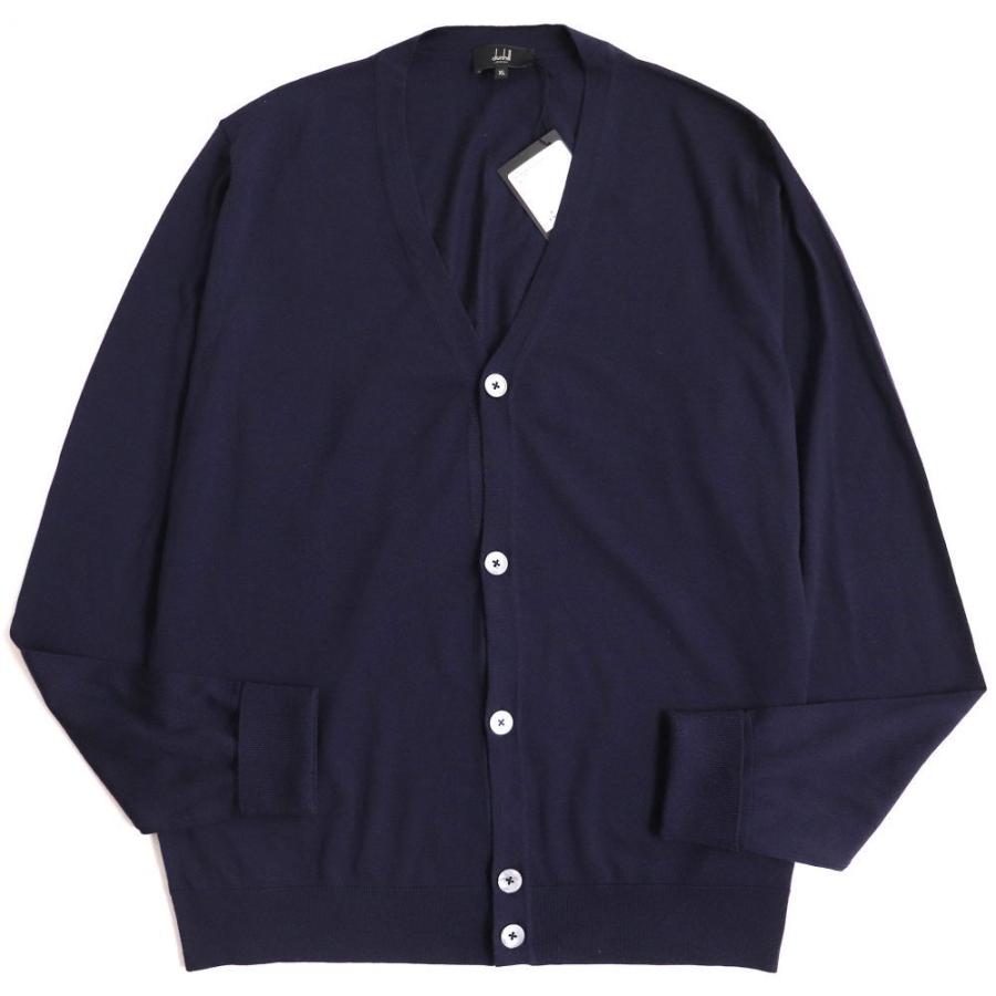 未使用品◆dunhill　ダンヒル　ウール100％　ニットカーディガン　ネイビー　XL　正規品　イタリア製　タグ付き　メンズ  :r06-st01217-1584:GREENヤフーショッピング店 - 通販 - Yahoo!ショッピング