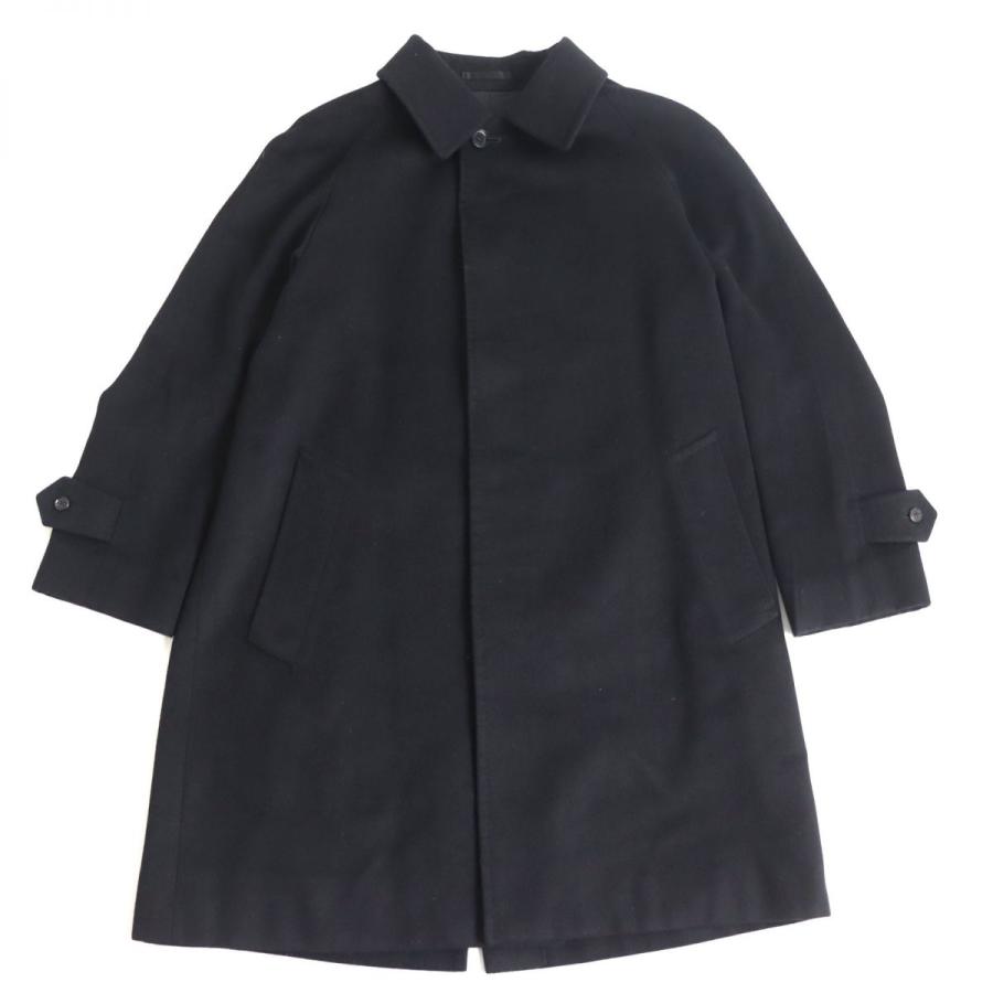 美品◇BURBERRY LONDON バーバリーロンドン ロゴボタン カシミヤ 