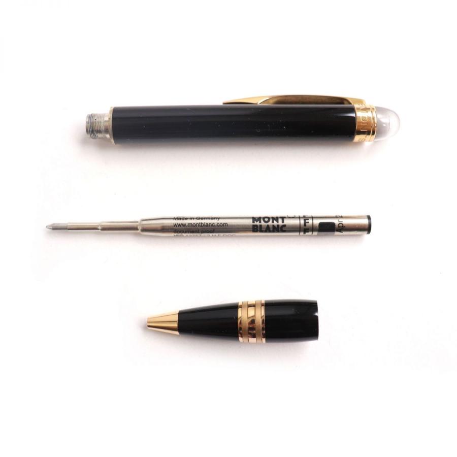 美品◆MONTBLANC モンブラン スターウォーカー ホワイトスター ツイスト式 ボールペン ブラック×ゴールド 筆記確認済み◎|brand-td-store|03