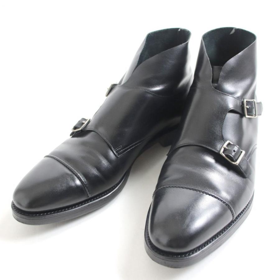 美品 John Lobb ジョンロブ ウィリアム ダブルモンクストラップ レザーアンクルブーツ ブラック 10e イングランド製 メンズ R09 St Greenヤフーショッピング店 通販 Yahoo ショッピング