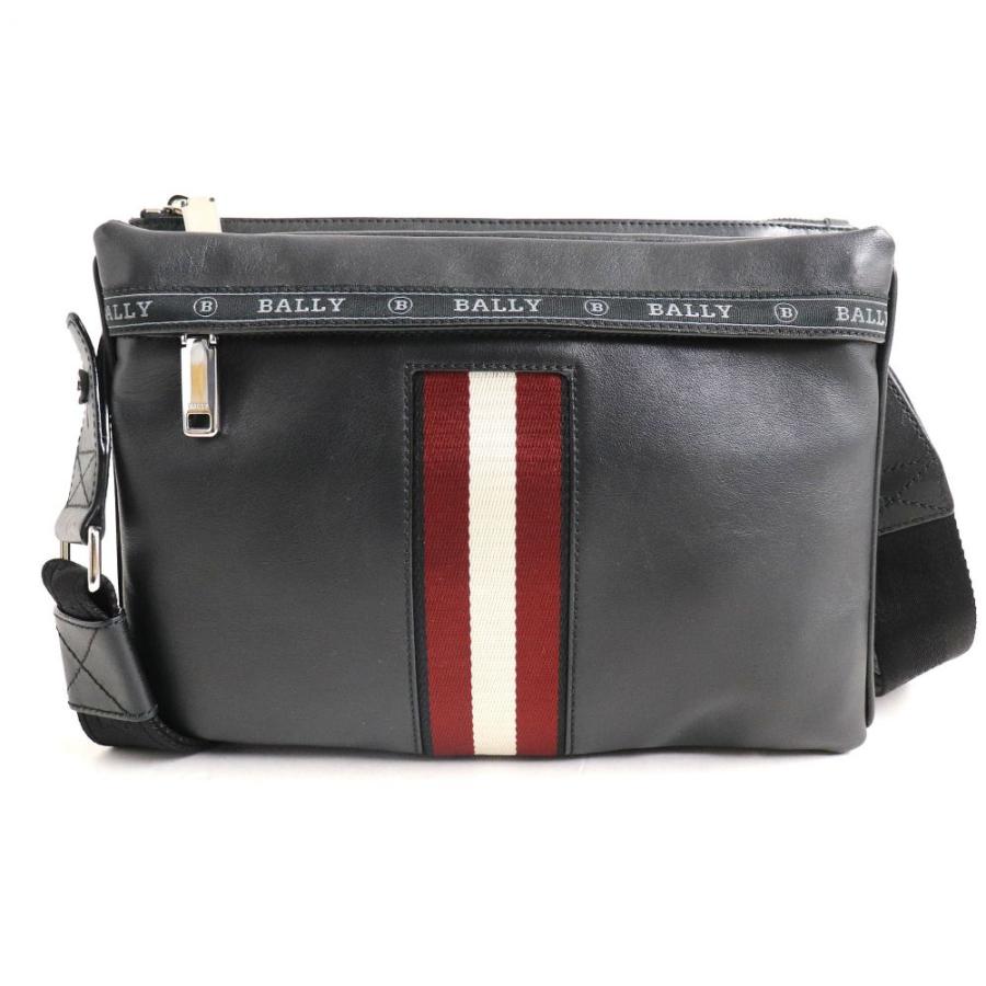BALLYバリー ショルダーバッグ メッセンジャーバッグ レザー 黒