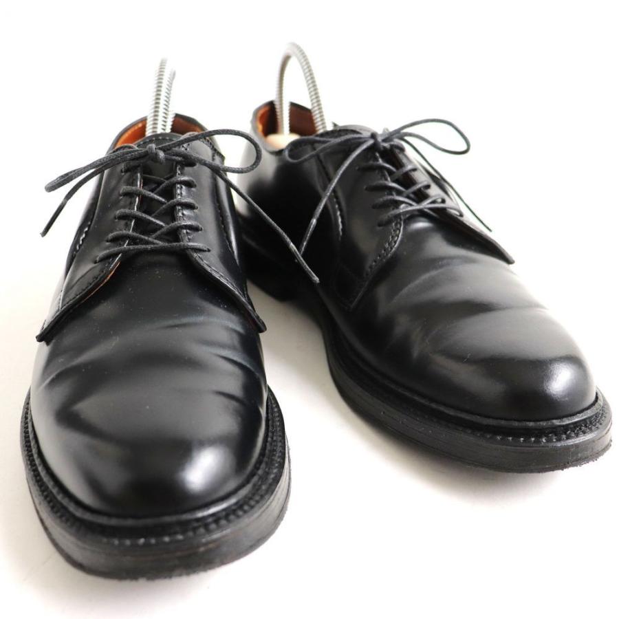 美品 オールデン プレーントゥ シューズ コードバン アローズ 別注