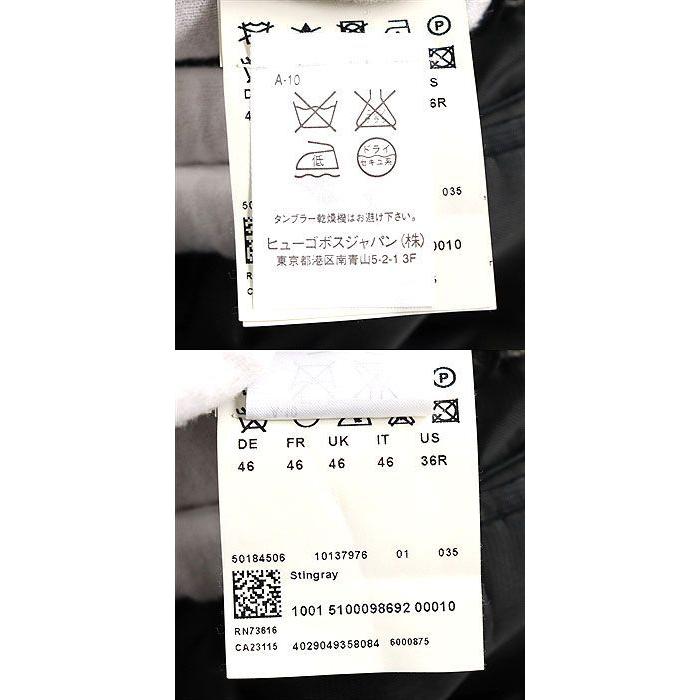 極美品 Hugo Boss ヒューゴボス 波模様 ロゴボタン付 ツイードチェスターコート ブラック ホワイトmix 46 36r 正規品 メンズ R14 St10118 71121 Greenヤフーショッピング店 通販 Yahoo ショッピング