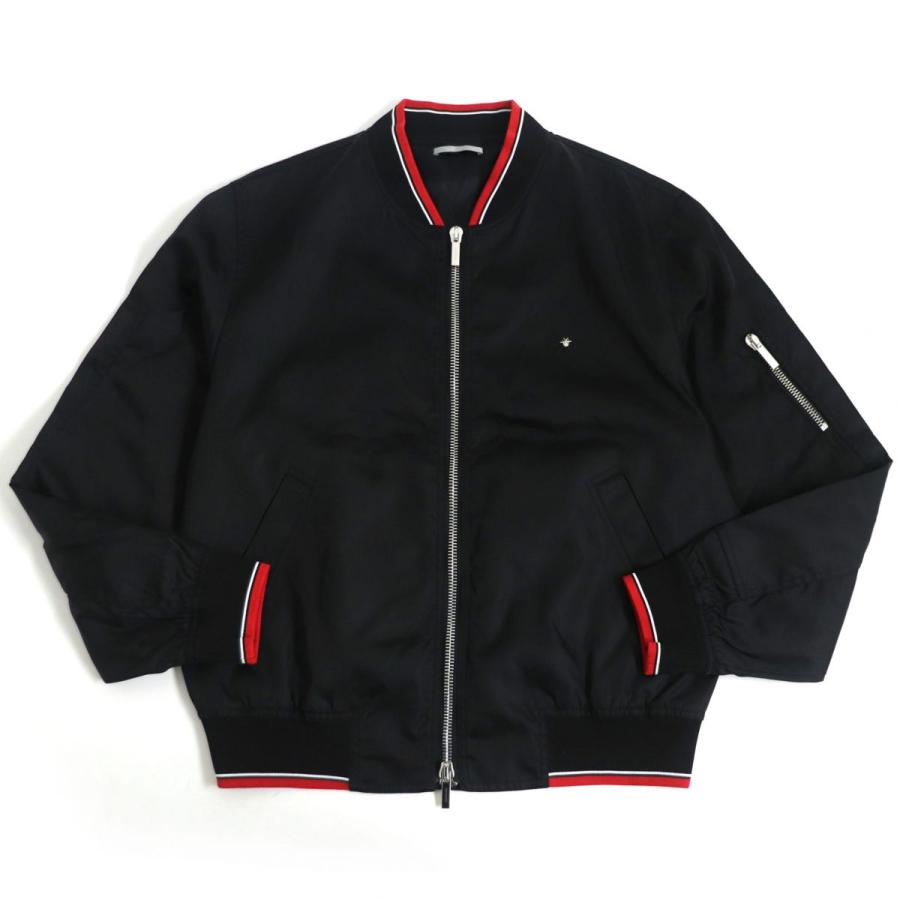 極美品□2017年製 ディオールオム 733C408A3962 BEE金具/ライン