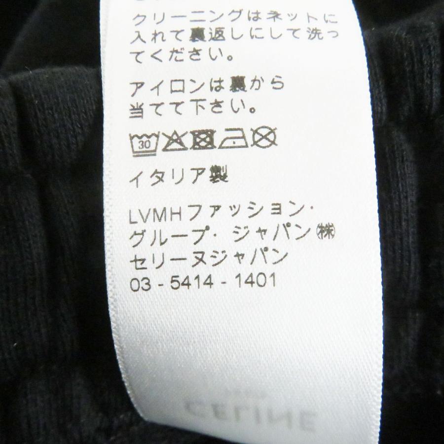 美品□21SS CELINE/セリーヌ 2Z056052H ロゴプリント コットン ルーズ 
