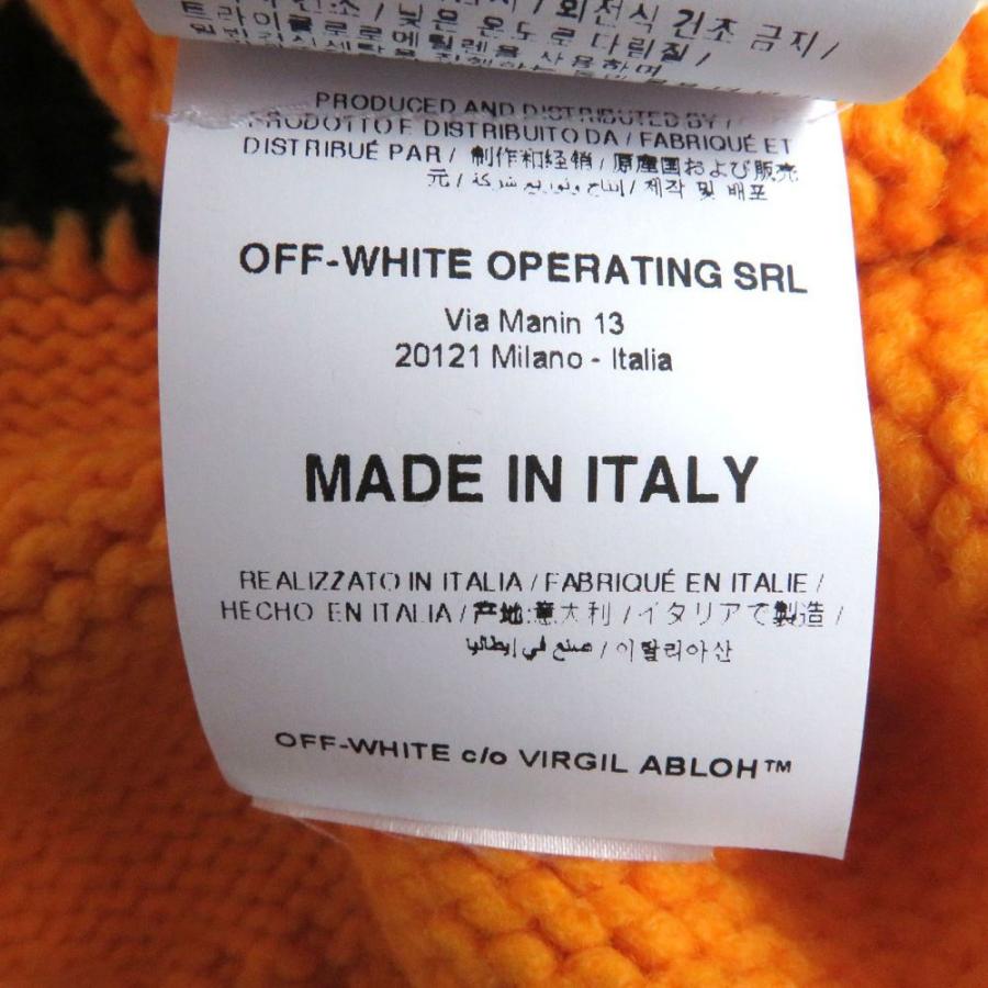 極美品□19AW Off-White Industrial Y013 Crewneck Jumper クルー 
