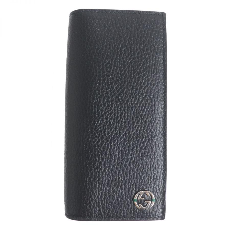 未使用品□GUCCI/グッチ 610467 インターロッキングG シルバーロゴ金具  