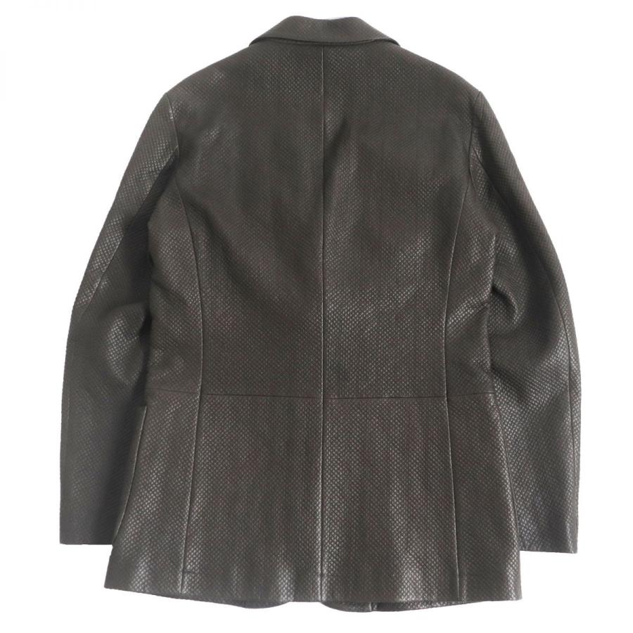 極美品□ARMANI COLLEZIONI/アルマーニコレツィオーニ ラムスキン 