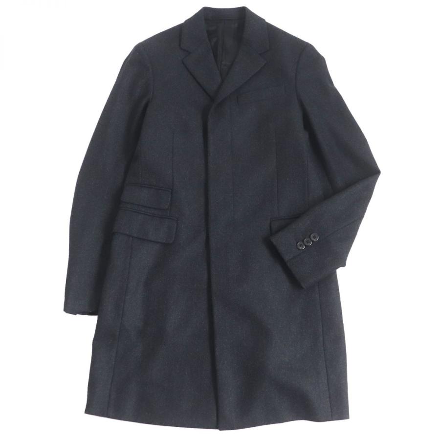 PRADA ダークグレー チェスターコート