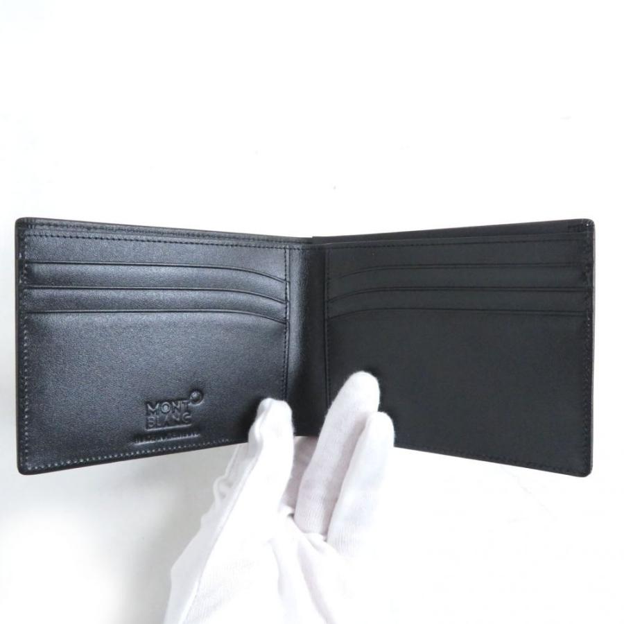 極美品□モンブラン 14548 マイスターシュテュック 二つ折り 札入れ