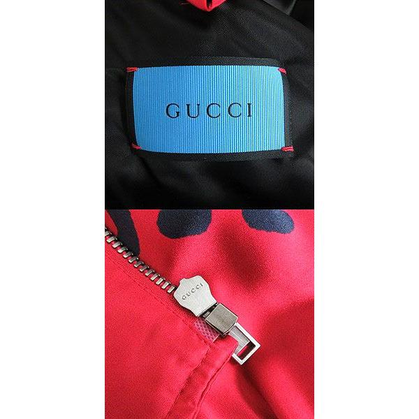 極美品□GUCCI/グッチ 453815 ゴースト シルク混 ラインデザイン