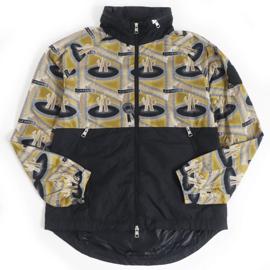 美品□20SS モンクレールジーニアス 2 OCTA GIUBBOTTO ロゴ総柄 