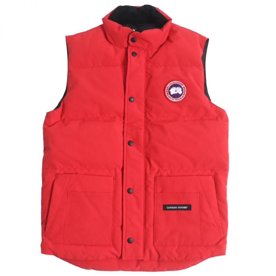 未使用品□CANADA GOOSE/カナダグース 4154M Freestyle Crew Vest ロゴ 