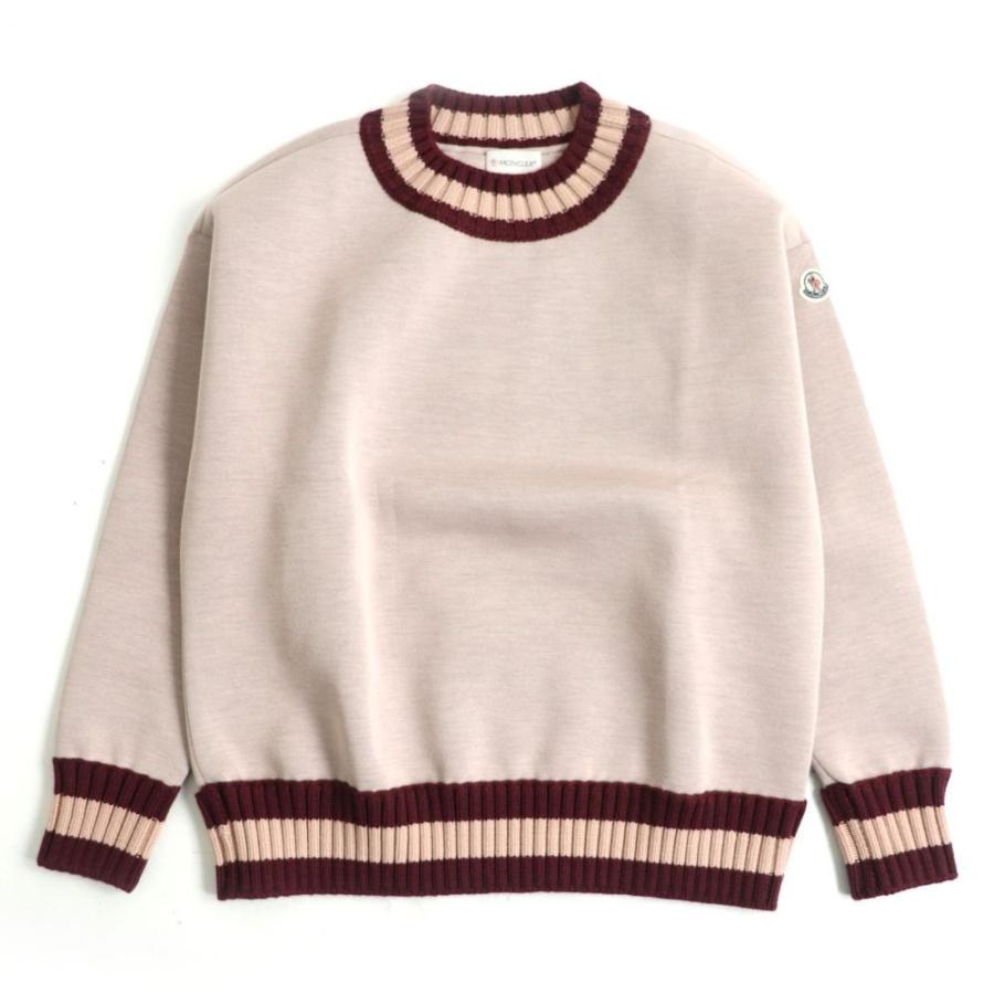 通販卸値 未使用 16年製 モンクレール Maglia ロゴワッペン付き リブニット ボンディング スウェット トレーナー Xs ピンク系 イタリア製 正規品 メンズ 激安買付 Www Superavila Com