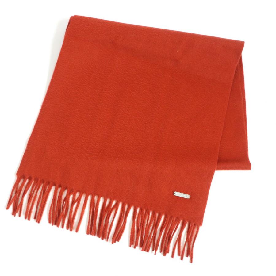 未使用品 Loro Piana ロロピアーナ ロゴプレート付き 無地 カシミヤ100 フリンジマフラー ライトブラウン イタリア製 メンズ T06 St112 Greenヤフーショッピング店 通販 Yahoo ショッピング