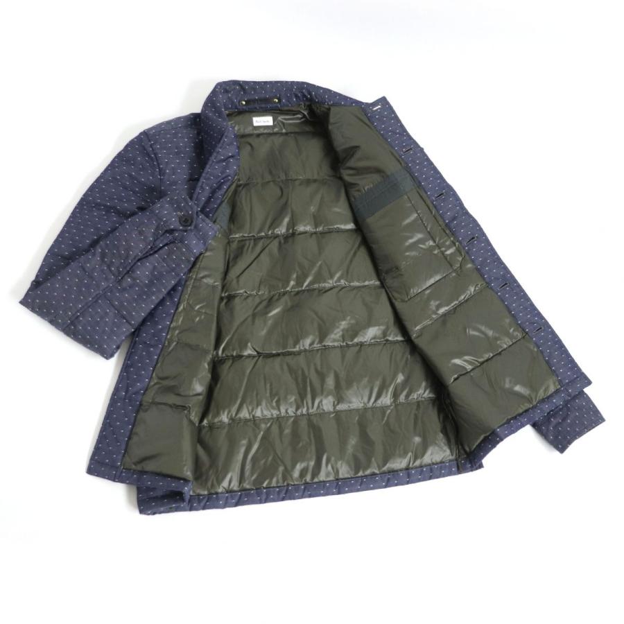 美品□Paul Smith/ポールスミス ドット柄 フランス産ダウン使用 ライト 
