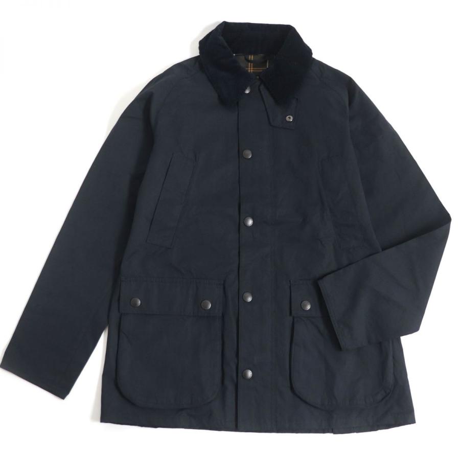 美品□Barbour/バブアー 2201152 BEDALE SL PEACHED 襟元コーデュロイ