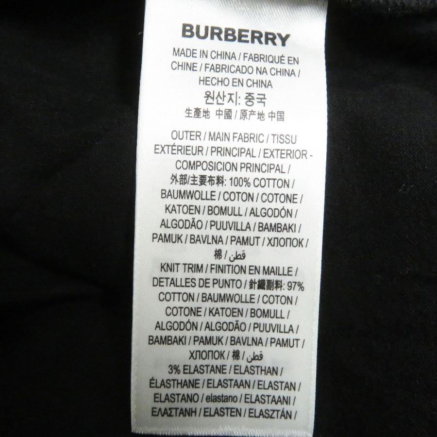 極美品□BURBERRY/バーバリー 8040694 ホースフェリー ロゴプリント コットン100％ 半袖Tシャツ/カットソー ブラック M 正規品 メンズ｜brand-td-store｜06