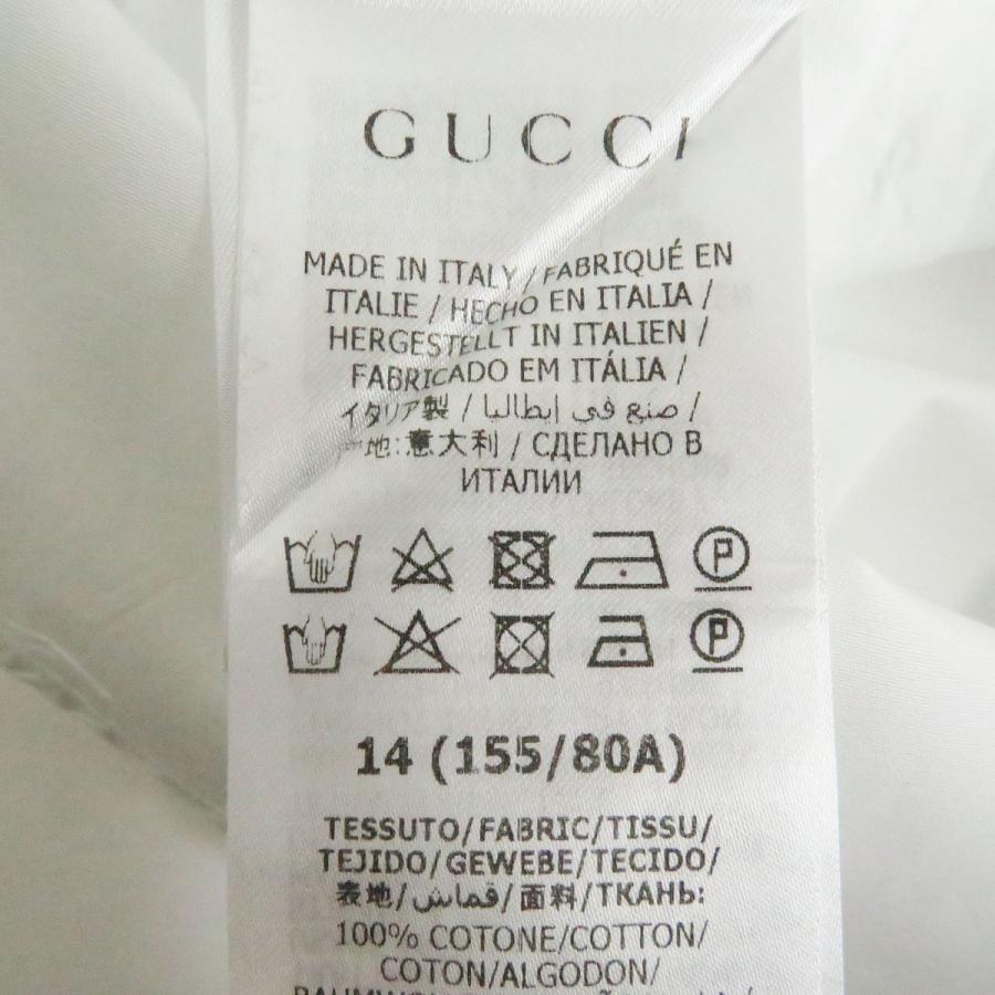 極美品□GUCCI/グッチ 494722 ロゴシェルボタン ロングスリーブ 長袖