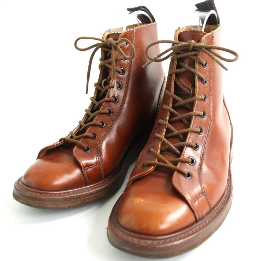 良品 Tricker S トリッカーズ M6259 9ホール レザー モンキーブーツ カントリーブーツ ブラウン 6 1 2 イングランド製 メンズ T08 St Greenヤフーショッピング店 通販 Yahoo ショッピング
