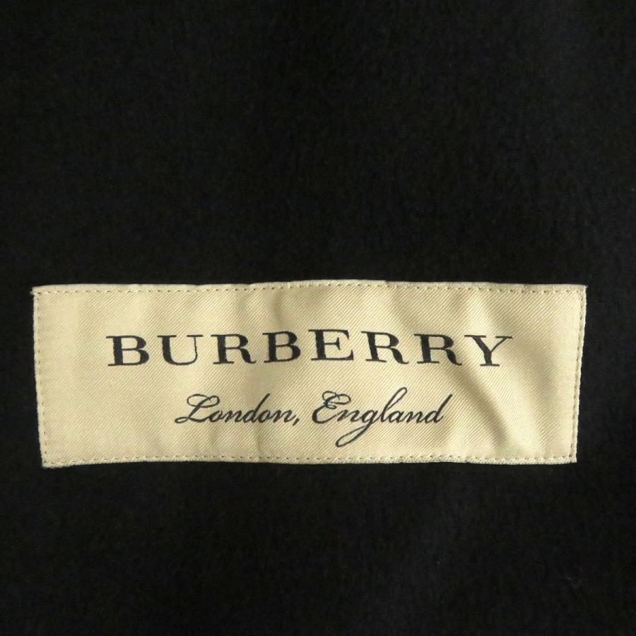 極美品□BURBERRY/バーバリー 無地 ロゴボタン カシミヤ100