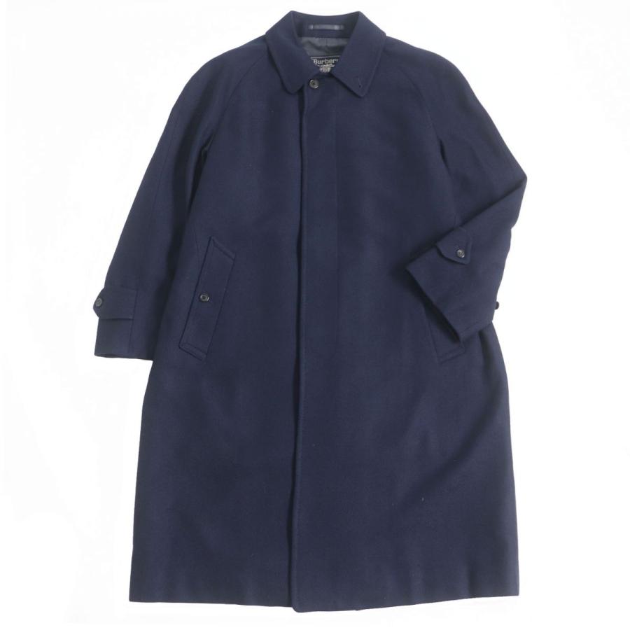 美品□Burberrys/バーバリー 裏ロゴ総柄 カシミヤ・シルク混 フライ 
