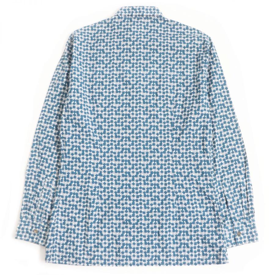 HERMES 美品□HERMES/エルメス ブロック 総柄 シェルボタン 袖口 HERMES 美品□HERMES/エルメス ブロック 総柄 シェルボタン 袖口