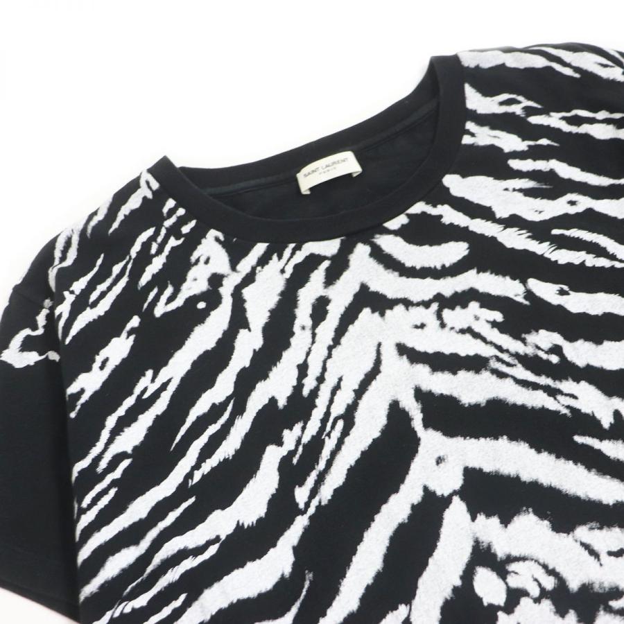 良品□SAINT LAURENT PARIS/サンローランパリ エディ期 341493 ゼブラ 