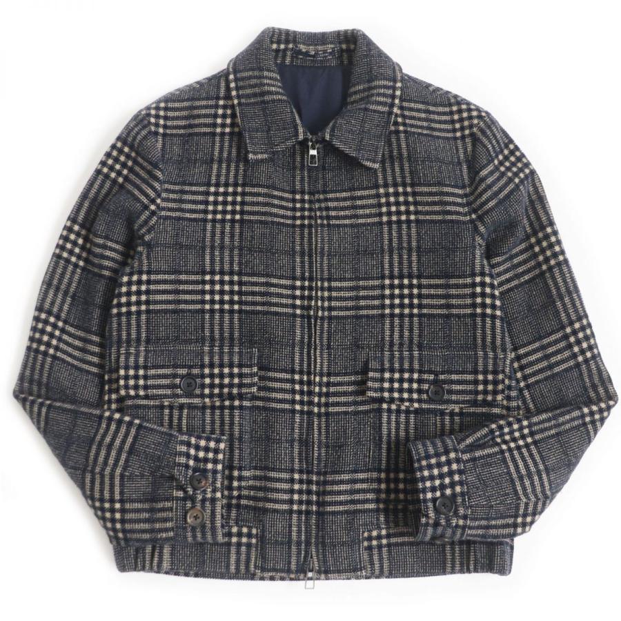 極美品□LARDINI/ラルディーニ チェック柄 Tessuto Esclusivo ダブル 