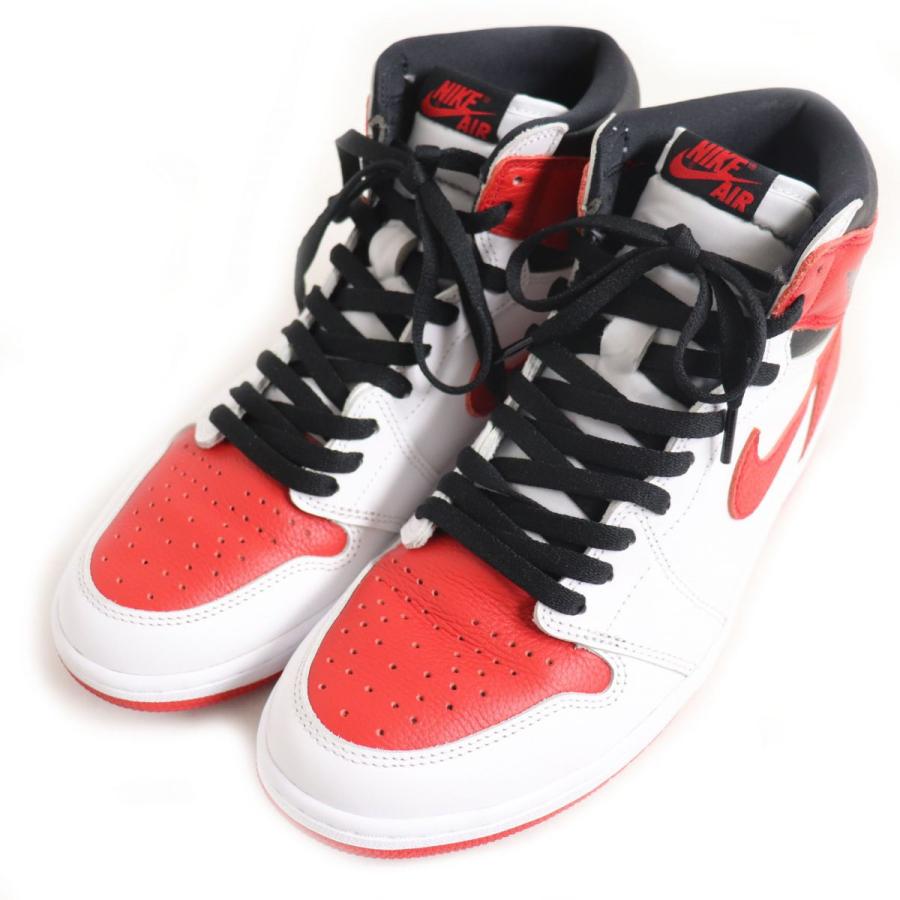 美品 新品 未使用 NIKE ナイキ エア ジョーダン ハイカット 赤 28-