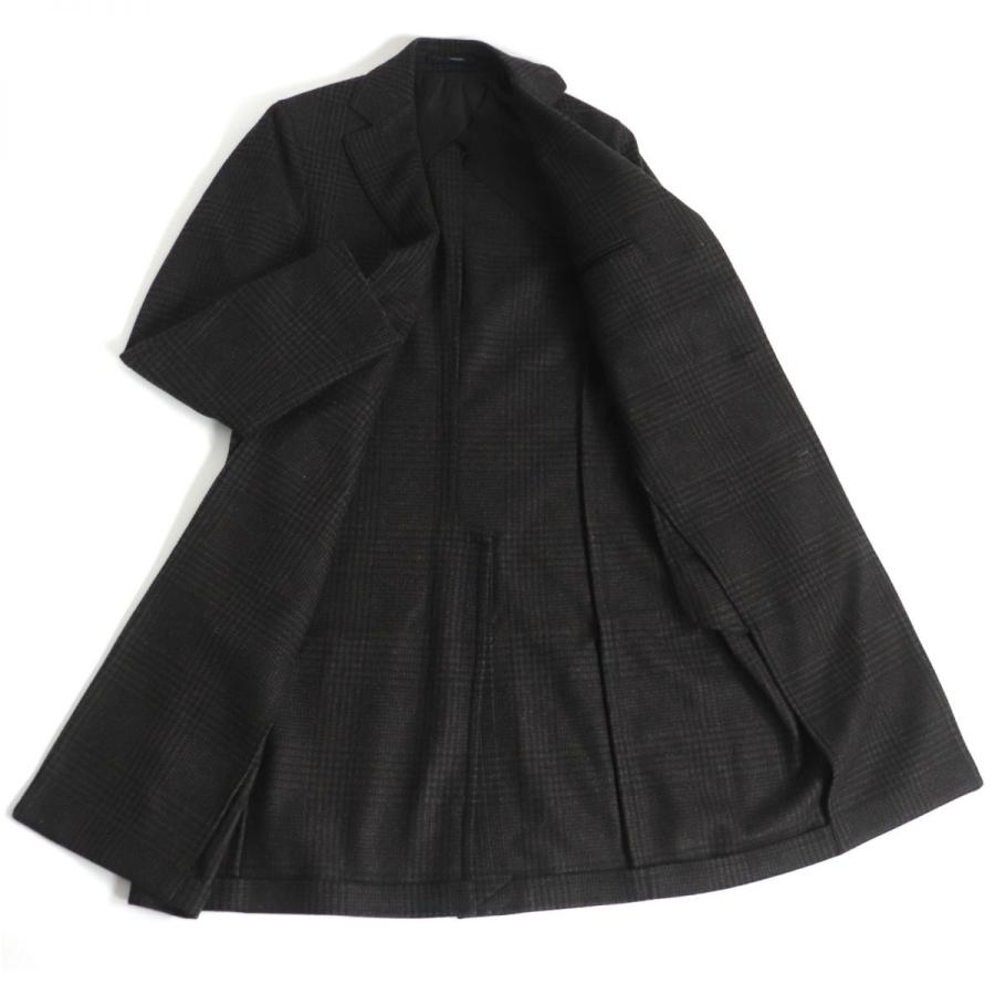 極美品□LARDINI/ラルディーニ グレンチェック ブートニエール ウール 