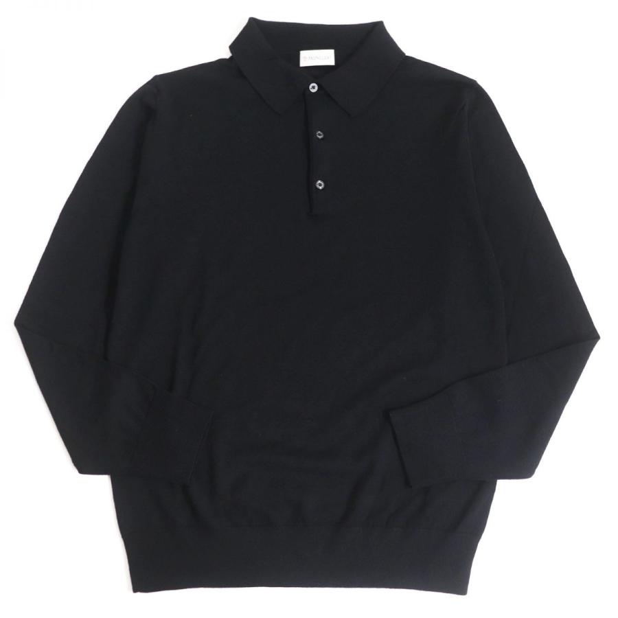 極美品□2021年製 MONCLER/モンクレール POLO TRICOT ロゴボタン 