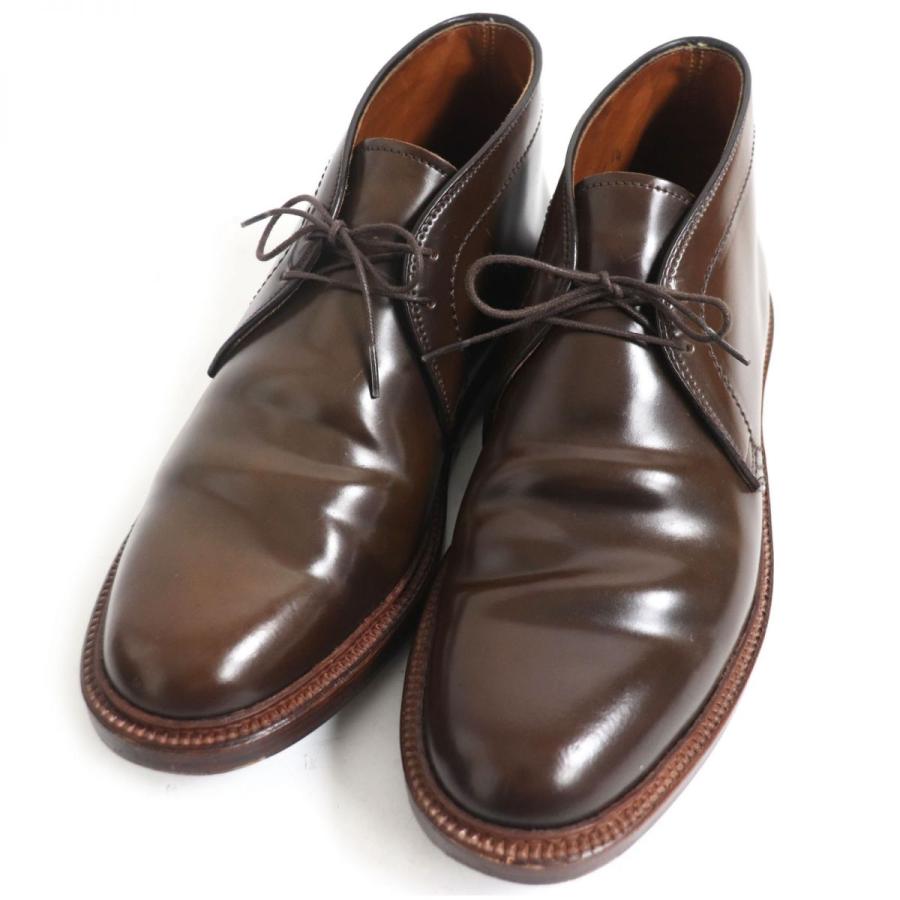 美品□Alden/オールデン 13132 シガーコードバン プレーントゥ レース 