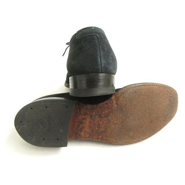 Alden キャップ トゥ 56211スウェード ネイビー ベルト付き 良品△Alden オールデン 56211 パンチドキャップトゥ スウェードレザー