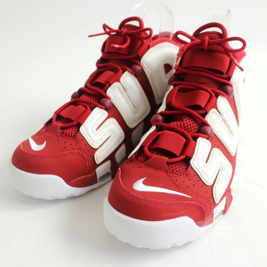 未使用 17ss Supreme Nike メンズファッション Air More More Up Tempo モアアップテンポ バーシティレッド モアアップテンポ 28 Greenヤフーショッピング店 T12 St101 ハイカットスニーカー バッシュ 600 セール最安