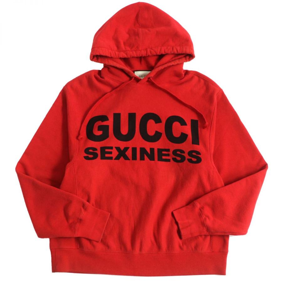 良品□20SS GUCCI/グッチ SEXYNESS 569828 コットン100％ プルオーバー 