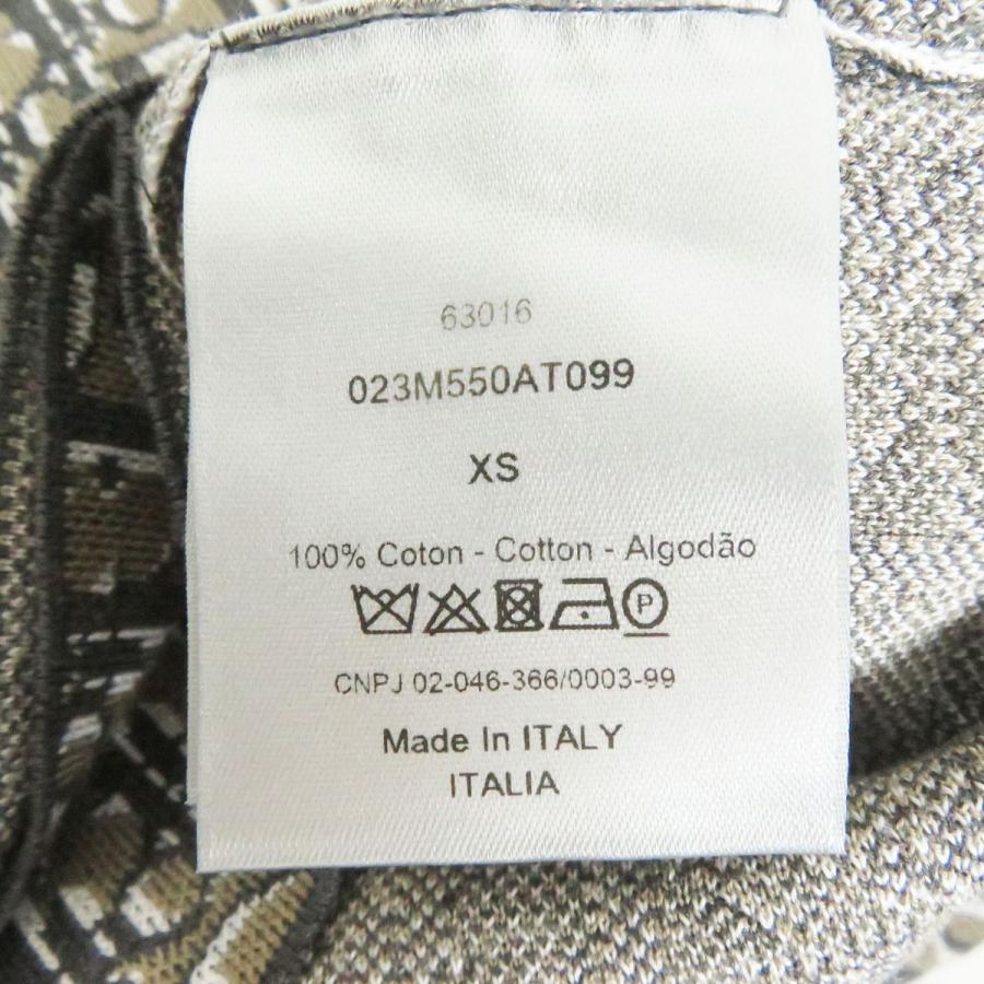 DIOR ディオール オブリーク 総柄ニット 長袖シャツ S サイズ Dior ディオール 長袖シャツ メンズ オーバー 総柄 ニットシャツ