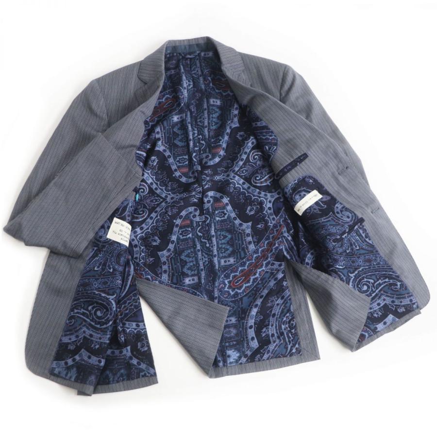 ETRO 美品□ETRO/エトロ ストライプ/ペイズリー柄 裏シルク100 ETRO 美品□ETRO/エトロ ストライプ/ペイズリー柄 裏シルク100