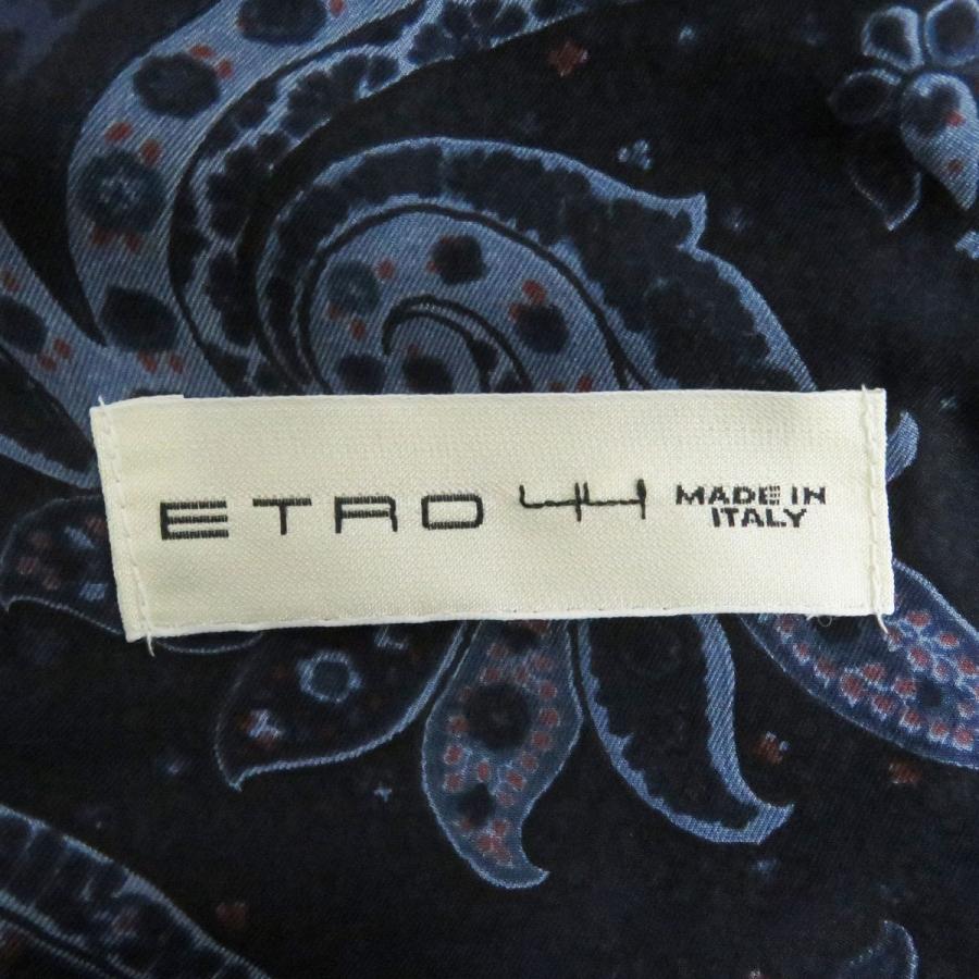 ETRO 美品□ETRO/エトロ ストライプ/ペイズリー柄 裏シルク100 ETRO 美品□ETRO/エトロ ストライプ/ペイズリー柄 裏シルク100